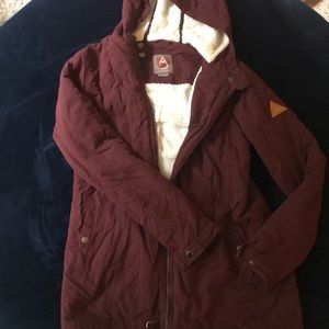 Avalanche - winter coat with hood - sherpa-lined